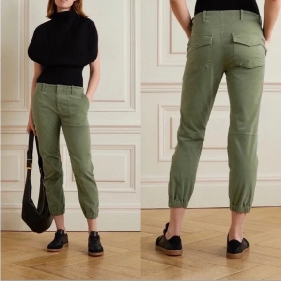 Nili Lotan Cropped French Military Pant Size 4 - Picture 1 of 9